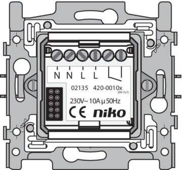 Niko Actor met 1relais uitgang 10A  420-00100