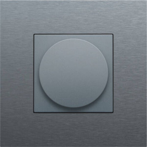 Niko Afwerkingsset, draaiknop dimmer, Alu steel grey 220-31000