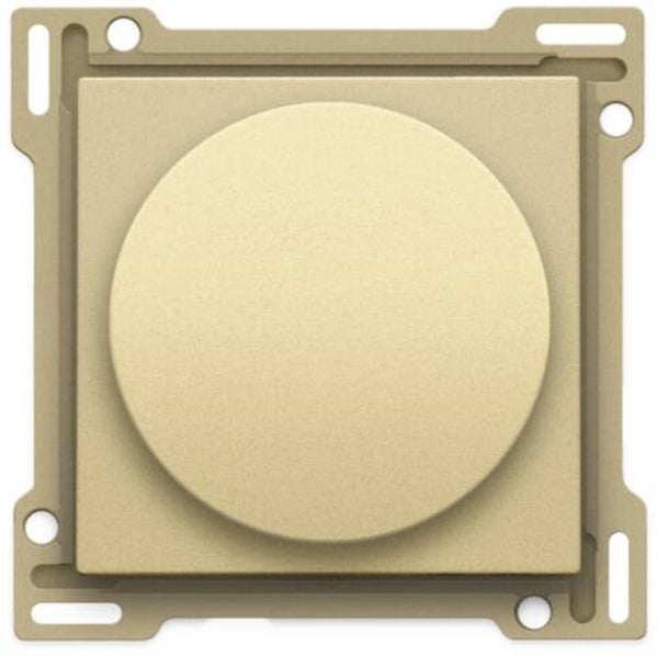 Niko Afwerkingsset, draaiknop dimmer, Pure Alu Gold 221-31000