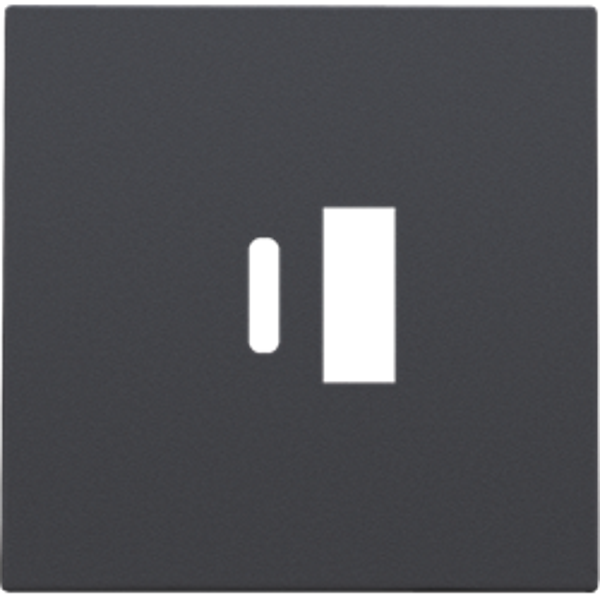 Niko Afwerkingsset smart USB-A en USB-C-lader, Antraciet - 122-68002