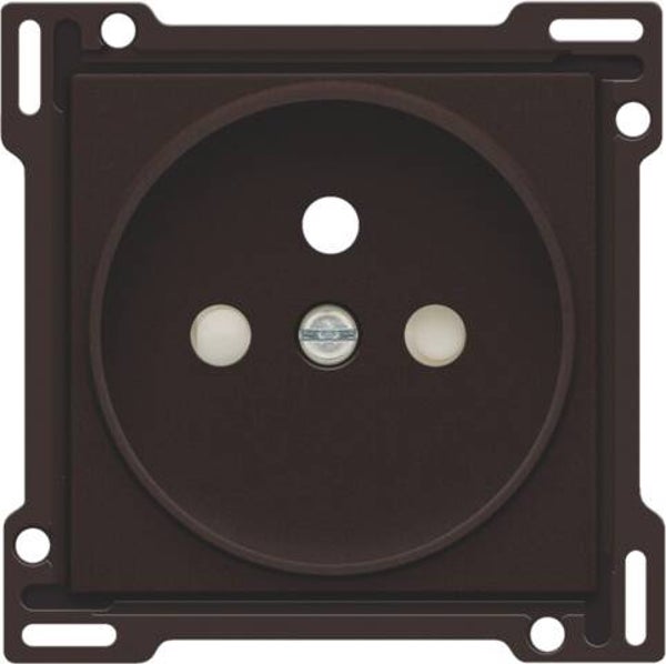 Niko afwerkingsset stopcontact Bruin 21mm 124-66101