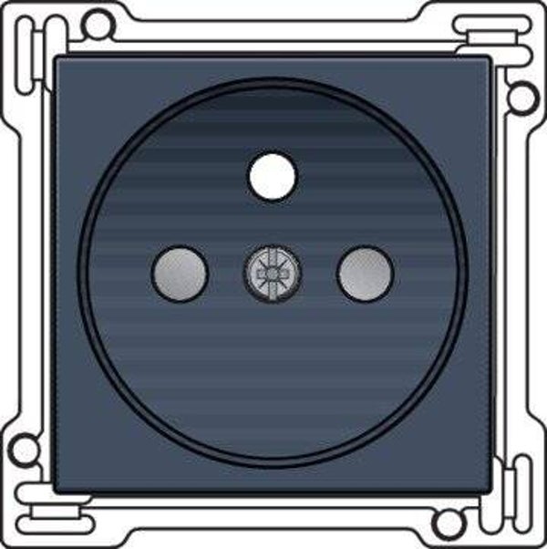 Niko afwerkingsset Alu Look Grey Steel 28,5mm 220-66601