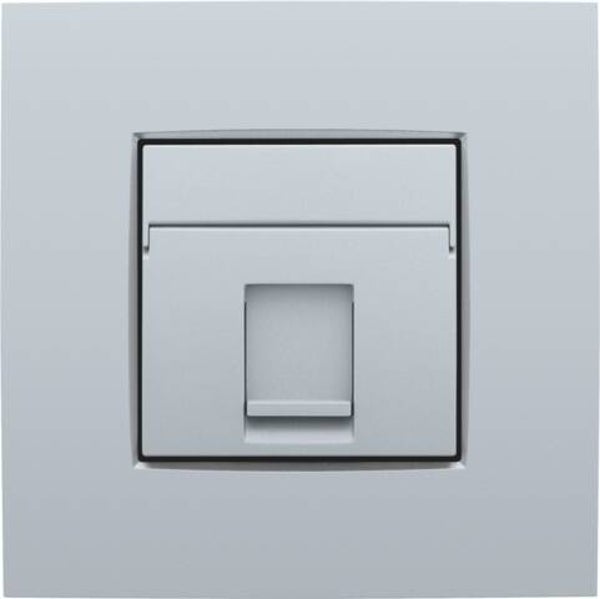 Niko afwerkingsset voor enkelvoudige datacontactdoos Sterling 121-65100