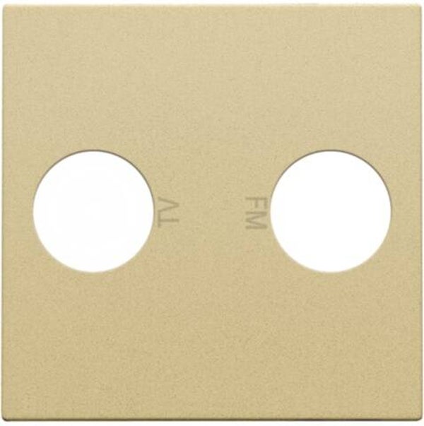 Niko afwerkingsset voor TV-FM kleur Alu look Gold 221-69702