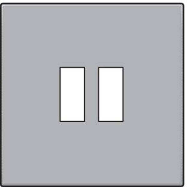 Niko Afwerkingsset voor USB-lader, sterling  121-68001