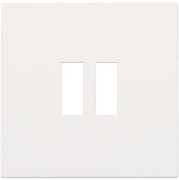 Niko Afwerkingsset voor USB-lader, wit gecoated  154-68001