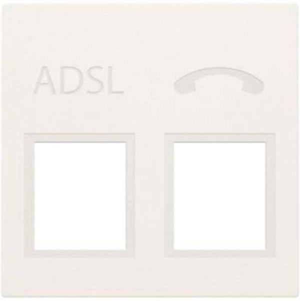 Niko Centraalplaat voor ADSL/VDSL splitter - Wit - 101-69091