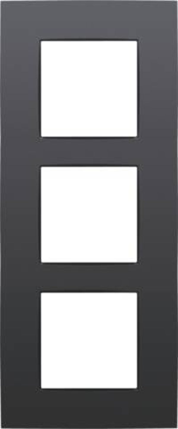 Niko Drievoudige verticale afdekplaat, kleur Intense anthracite Niko 122-76300