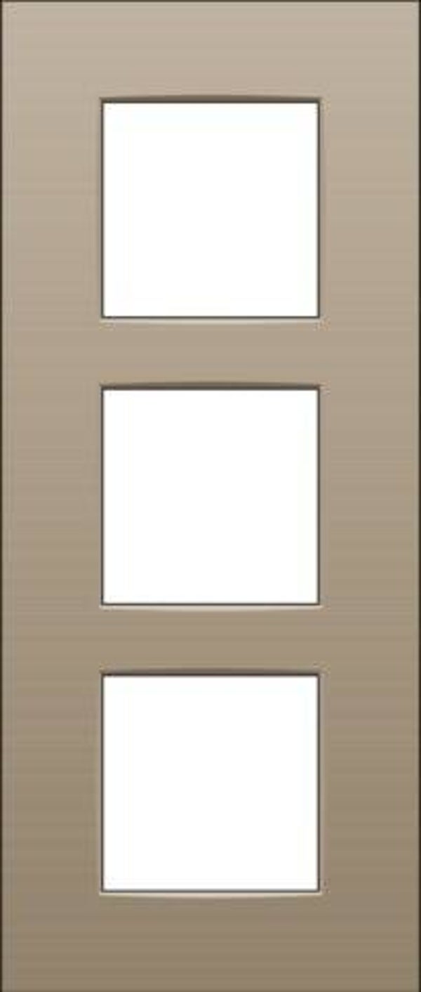 Niko Drievoudige verticale afdekplaat, kleur Intense bronze Niko 123-76300