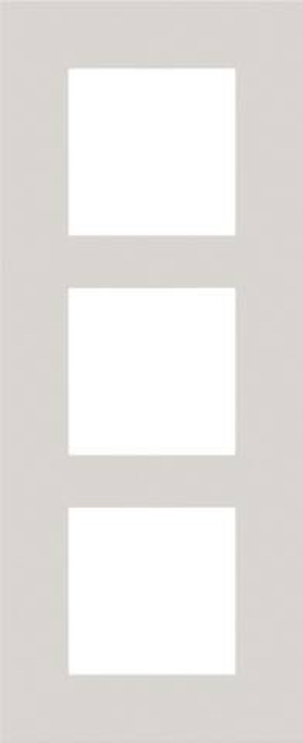 Niko Drievoudige verticale afdekplaat, kleur Pure natural soft grey Niko 159-76300