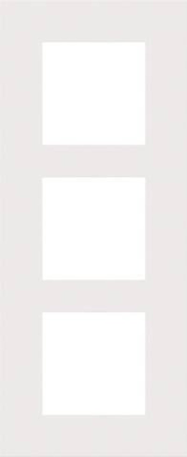 Niko Drievoudige verticale afdekplaat, kleur Pure white steel Niko 154-76300