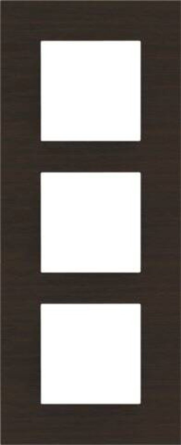 Niko Drievoudige verticale afdekplaat, Pure Dark Bamboo on Gold 257-76300