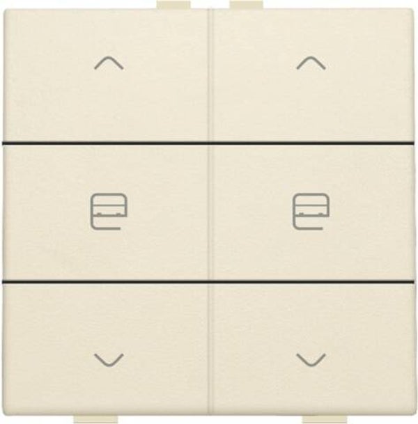 Niko Dubbele motorbediening Cream  100-51036