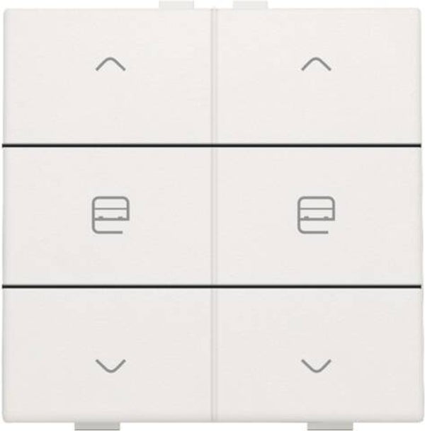 Niko Dubbele motorbediening White  101-51036
