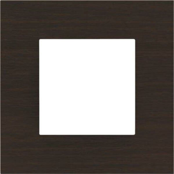 Niko Enkele afdekplaat, Pure Dark Bamboo on Anthracite 256-76100