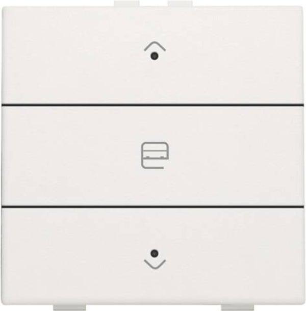 Niko Enkelvoudige motorbediening met led White  101-52033