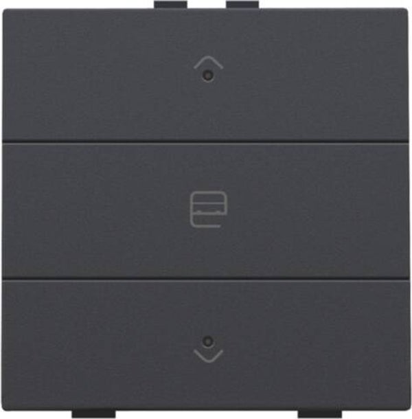 Niko Enkelvoudige motorbediening met led Anthracite  122-52033