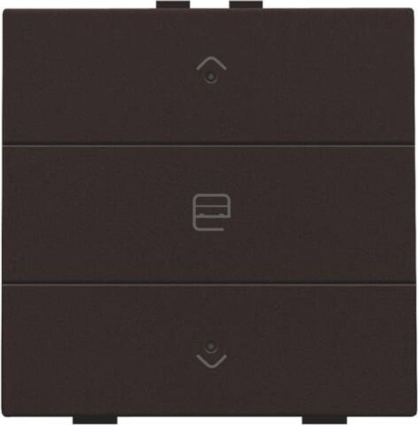 Niko Enkelvoudige motorbediening met led Dark brown 124-52033