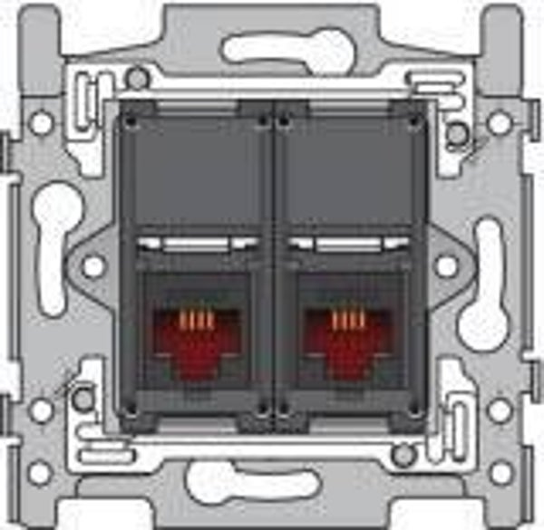 Niko Sokkel tweevoudig RJ11 UTP 170-65114