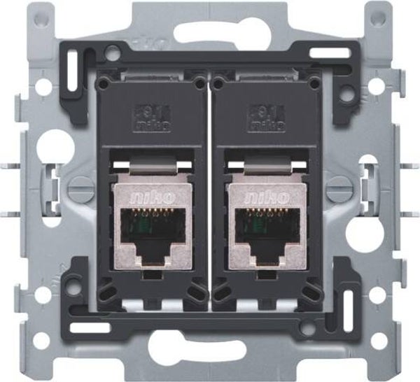 Niko Sokkel tweevoudig RJ45 STP Cat5 170-65156
