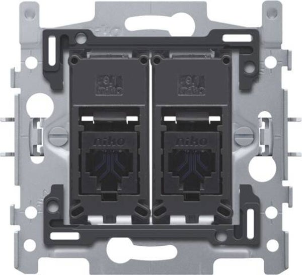 Niko Sokkel tweevoudig RJ45 UTP Cat6  170-65162