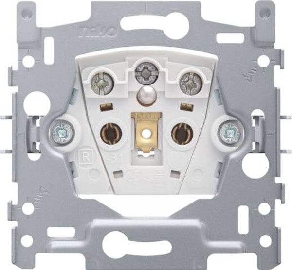 Niko Stopcontact met aarding 21mm schroef  170-32100
