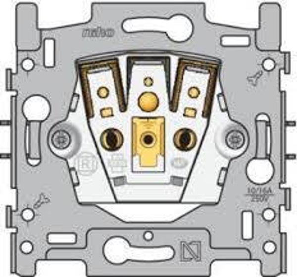 Niko Stopcontact steekklemmen aarding 28.5 mm 170-33105