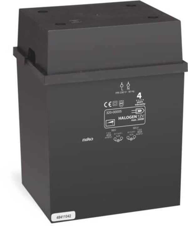 Niko Trafo 12V 200W elektromagnetisch  320-00005