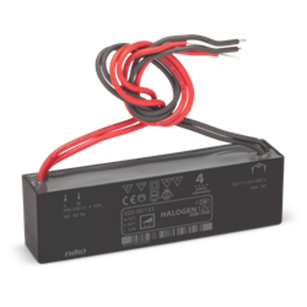 Niko Transfo electronisch ingegoten 12V 70W platte versie 320-00133