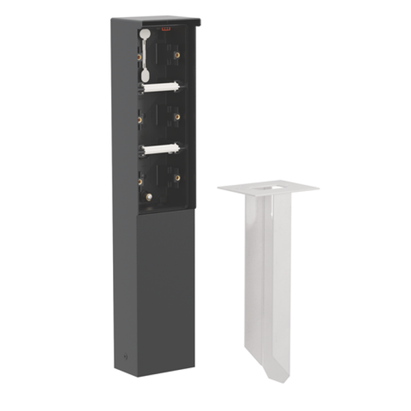 Niko Tuinpaal + 3 Hydro box + grondpin Zwart 761-36830