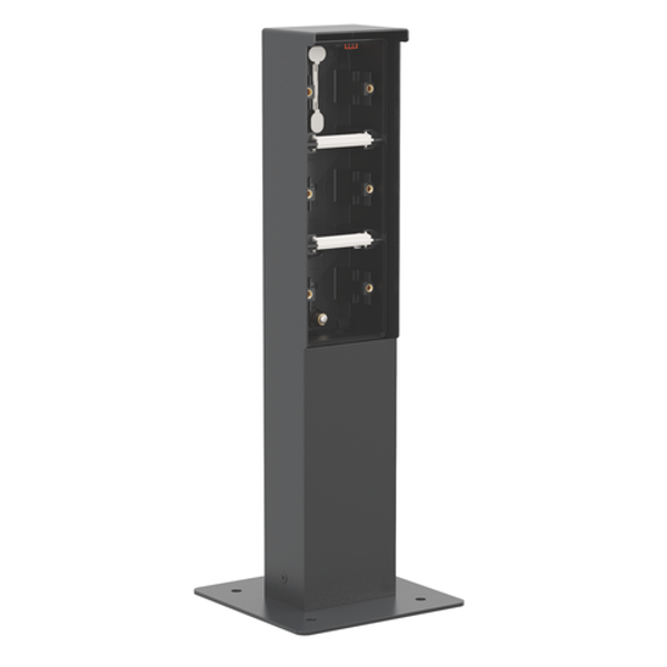 Niko Tuinpaal + 3 Hydro box + grondplaat Zwart 761-36930