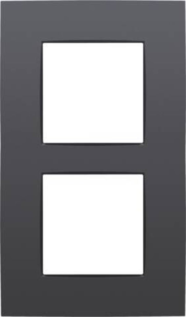 Niko Tweevoudige verticale afdekplaat, kleur Intense anthracite Niko 122-76200