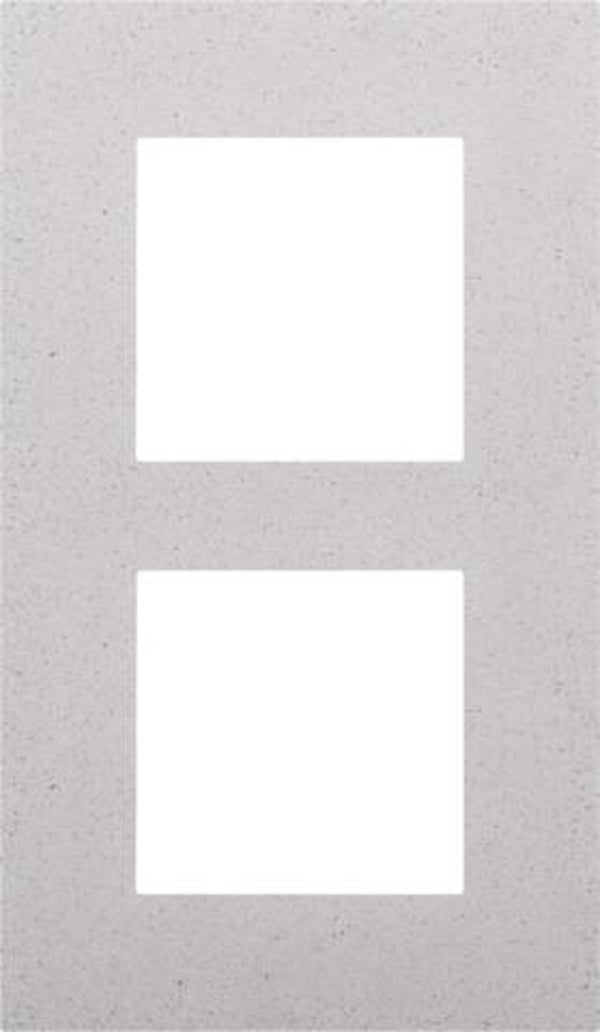 Niko Tweevoudige verticale afdekplaat, kleur Pure concrete Niko 163-76200