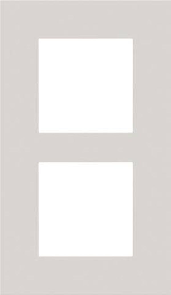 Niko Tweevoudige verticale afdekplaat, kleur Pure natural soft grey Niko 159-76200