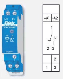 Eltako Schakelrelais 1 wissel contact ER12-001-UC  ER12-001-UC