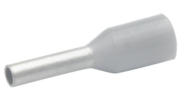 Klauke Adereindhuls geisoleerd 4mm per 100 stuks Grijs 474/12