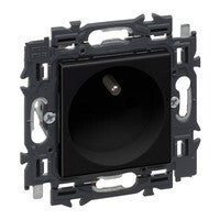 Legrand Valena Next Stopcontact 2P+A 16A Set Zwart klauwen - 741720