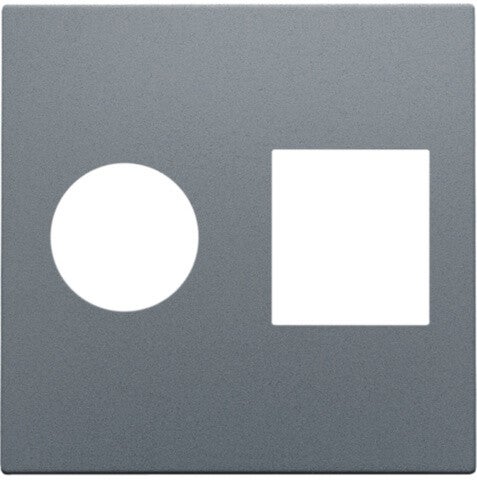 Niko afwerkingsset alu grey coated TV-UTP 220-65702