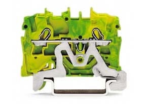 Wago Rijgklem 2 verbindingen Geel Groen - 2002-1207 Per stuk  WAG_2002-1207