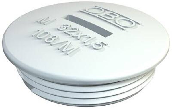 OBO Blindstop metrisch M32 polystyreen - grijs - Ref 2033021