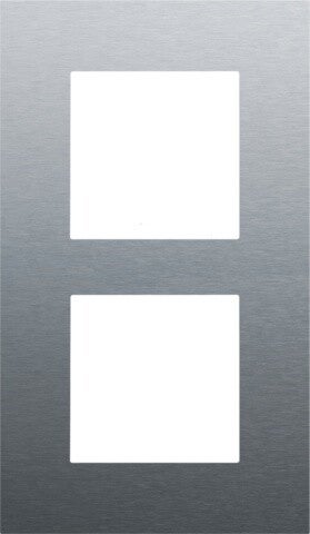 Niko Tweevoudige verticale afdekplaat, kleur Pure alu steel grey Niko 220-76200