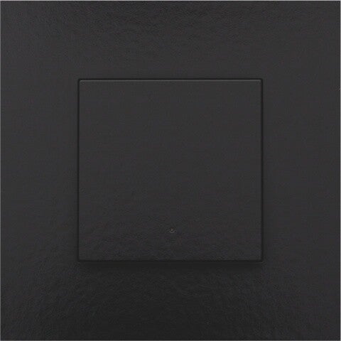 Niko Enkelvoudige drukknop met led Pure Piano Black 200-52001
