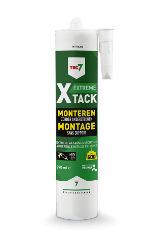 Tec 7 X-Tack Zwart extreme montage zonder ondersteuning   TEC7_534515000