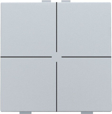 Niko Viervoudige drukknop,Sterling 121-51004