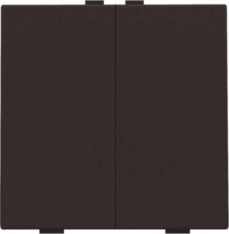 Niko Tweevoudige drukknop Dark brown 124-51002