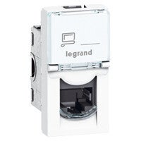 Legrand Mosaic FTP rj45 cat6a STP wit (1 module) 076573