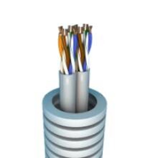 Preflex Ø25mm² met dual UTP Cat6 - rol 50m  Flexdualcat6_R50