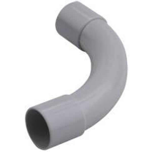 PVC bocht 16mm licht grijs  C16VD