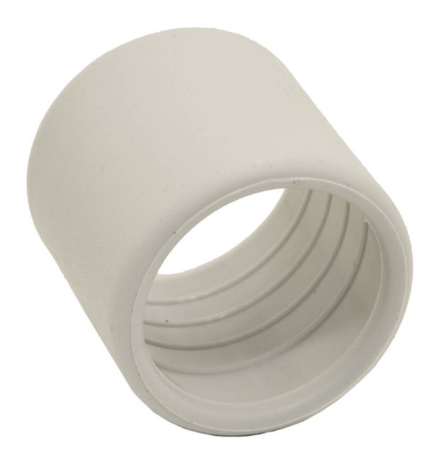 PVC eindtul 25mm licht grijs 10 st  GSV_EC25