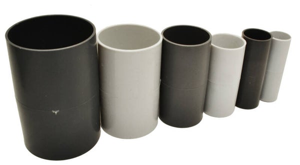 PVC mof 16mm licht grijs U407